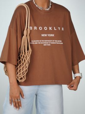 تیشرت باکسی BROOKLYN کد 21088